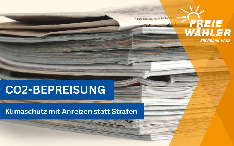 Pressemeldung CO₂ Bepreisung