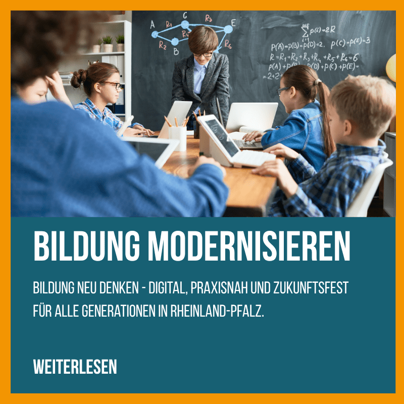 Themenkarte Bildung modernisieren